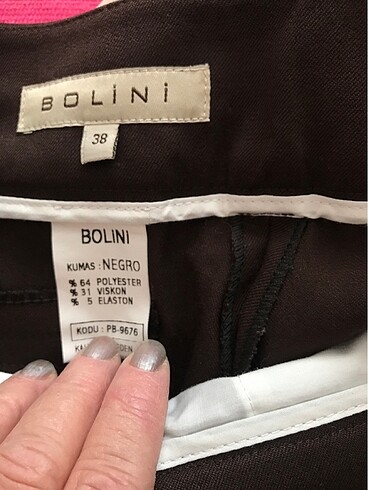 38 Beden Kahverengi kumaş pantolon BOLİNİ marka