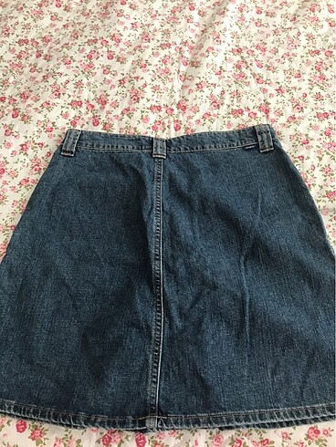 m Beden Mavi jeans kot etek. M beden
