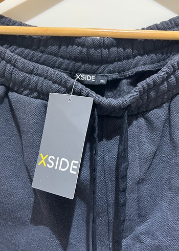 XSIDE Siyah Rahat Kesim erkek Eşofman Altı - Görsel 3