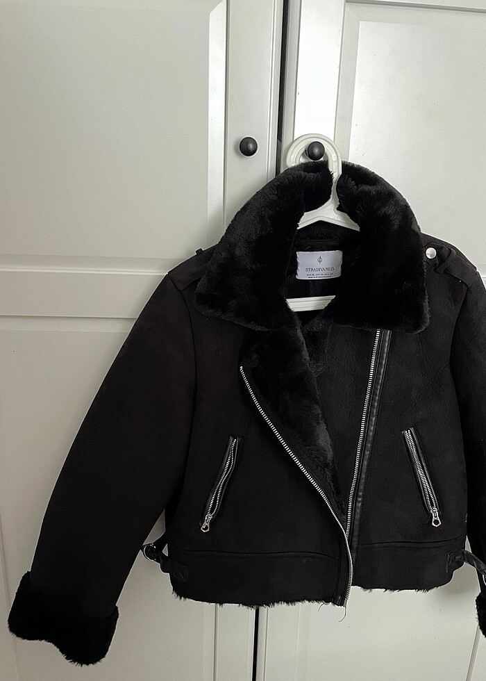 Stradivarius Kürklü Ceket - Görsel 3