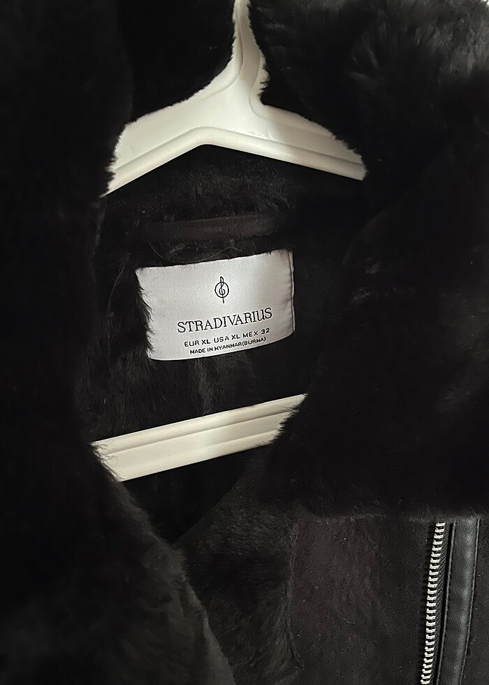 Stradivarius Kürklü Ceket - Görsel 5