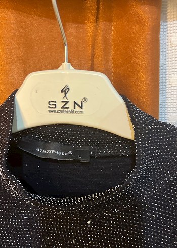 Siyah Uzun Kollu Balıkçı Yaka Mini Triko Bluz - Görsel 5