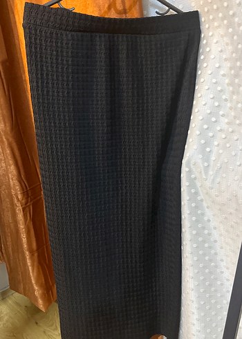 Kadın Siyah Uzun Pilili Etek - Görsel 2