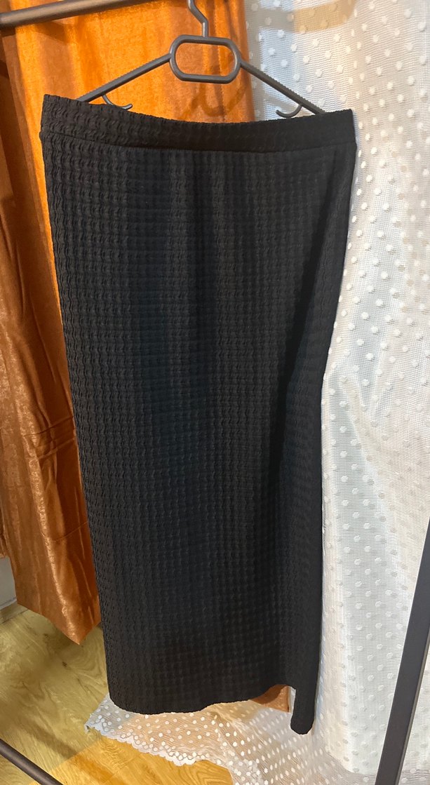 Kadın Siyah Uzun Pilili Etek - Görsel 2