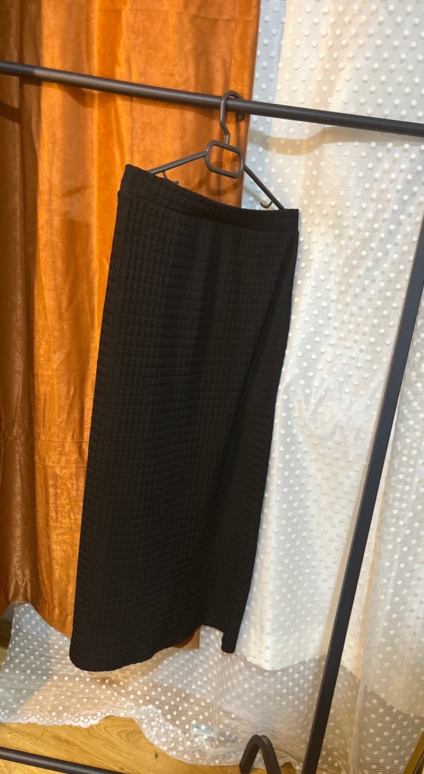 Kadın Siyah Uzun Pilili Etek - Görsel 4