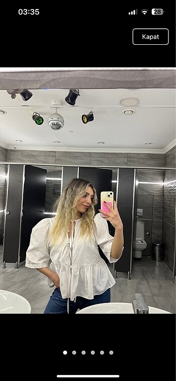 l Beden beyaz Renk Bluz üst