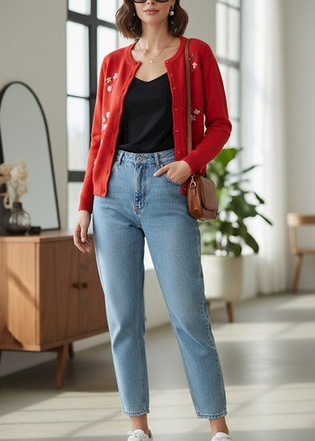 H&M kuzu yünü hırka