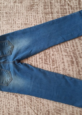 4 Yaş Beden Erkek Çocuk Mavi Denim Pantolon