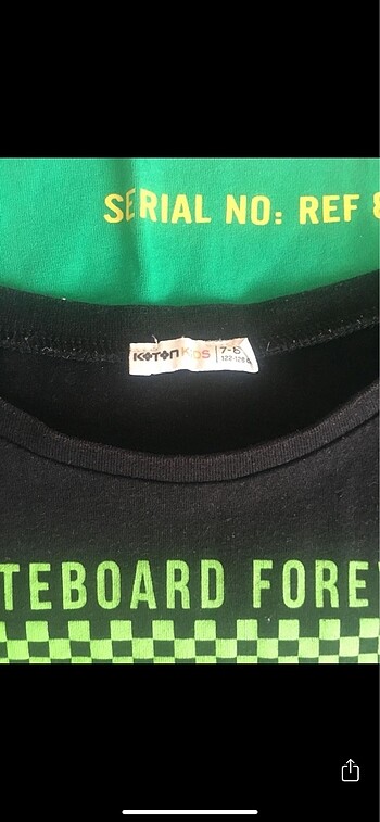 8 Yaş Beden 7 8 yaş erkek çocuk için tshirt