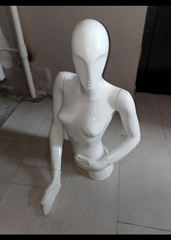 Beyaz Modern Figürin Dekorasyon