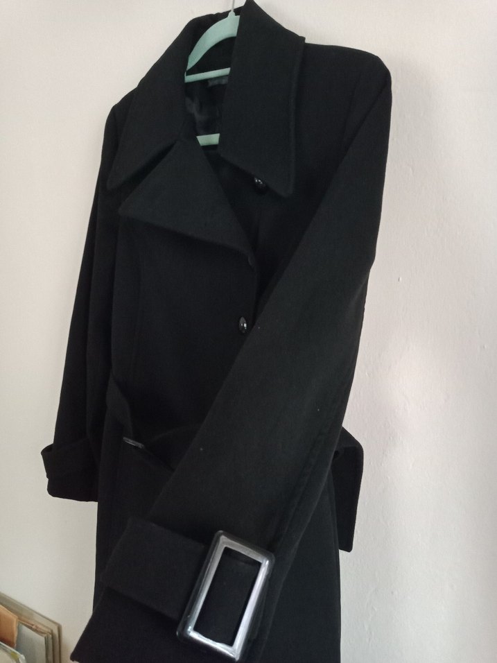 Kemerli Siyah Klasik Kaban - Görsel 3