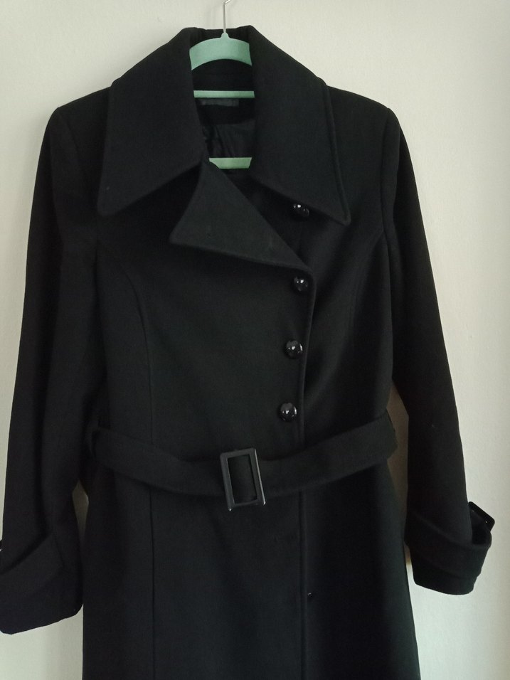 Kemerli Siyah Klasik Kaban - Görsel 2