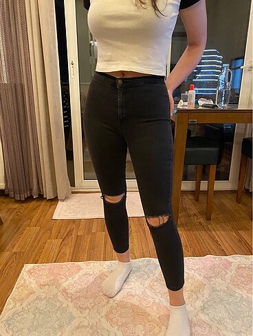 38 Beden Addax slim fit lycralı