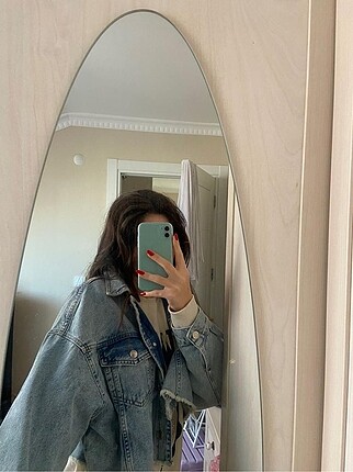 Diğer Crop jean ceket
