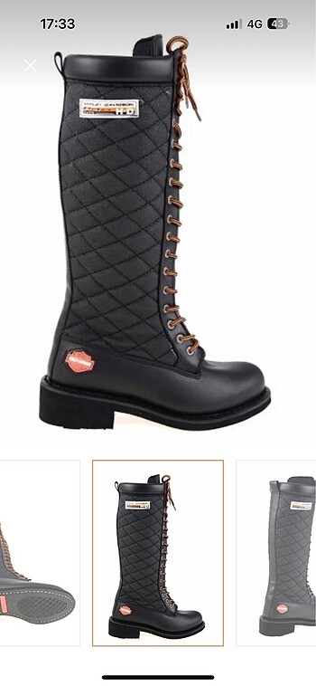 Harley Davidson Harley davidson bagcikli cizme