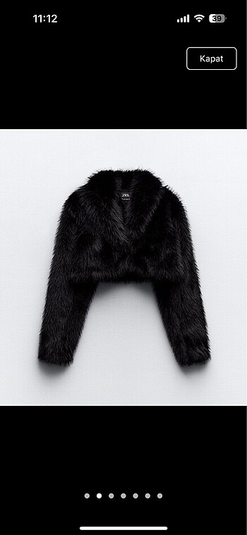 Zara Zara crop suni kurk
