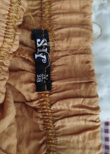 m Beden Camel bol paça pantolon