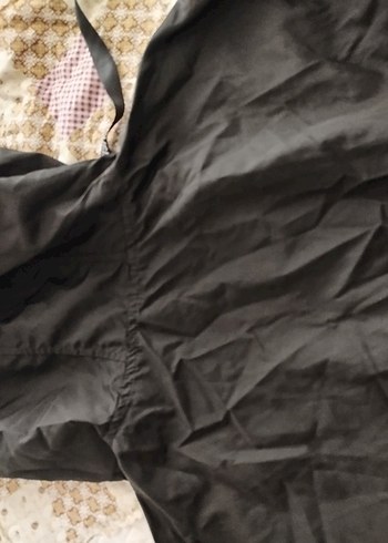 MOONLIGHT Kapüşonlu Siyah yağmurluk - Görsel 7