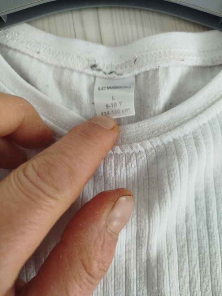 Beyaz Çocuk İçlik Tişörtü - Görsel 3