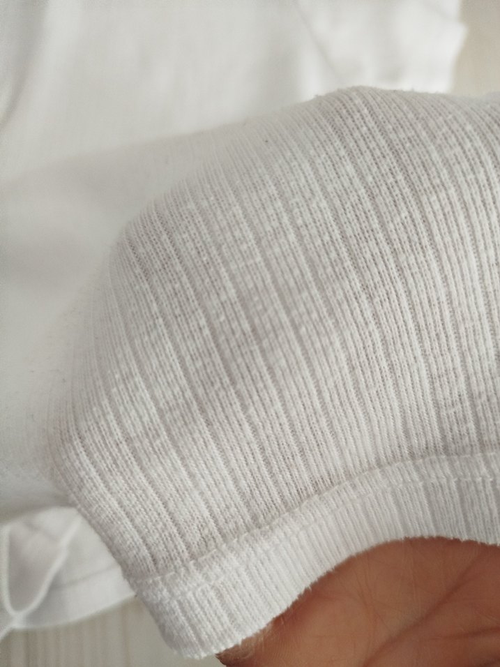 Beyaz Çocuk İçlik Tişörtü - Görsel 4