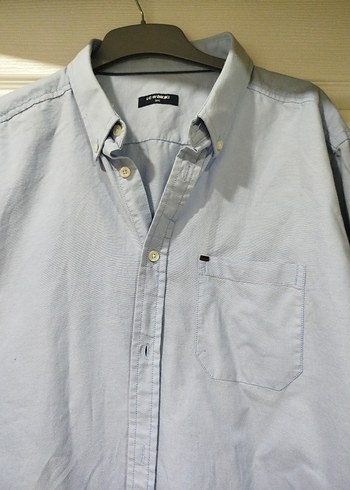 Büyük beden Pamuklu Erkek Gömlek - Görsel 2