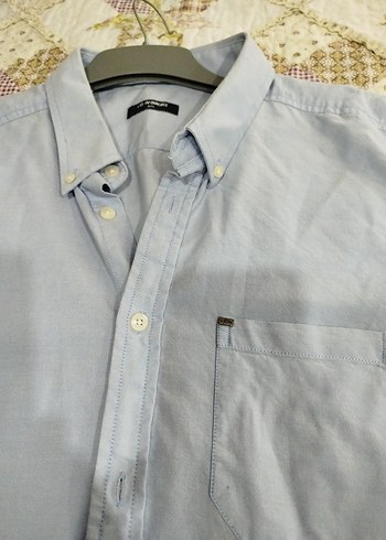 Büyük beden Pamuklu Erkek Gömlek - Görsel 4