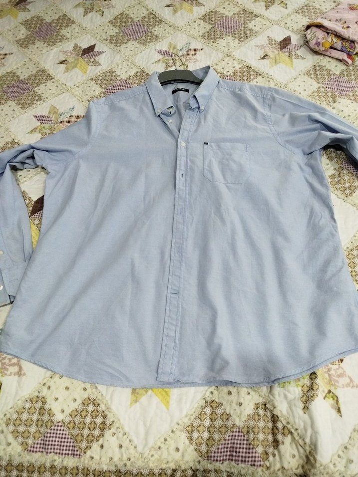 Büyük beden Pamuklu Erkek Gömlek - Görsel 3