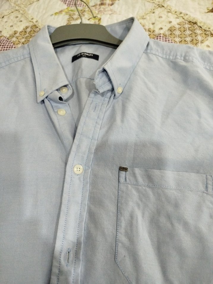 Büyük beden Pamuklu Erkek Gömlek - Görsel 4
