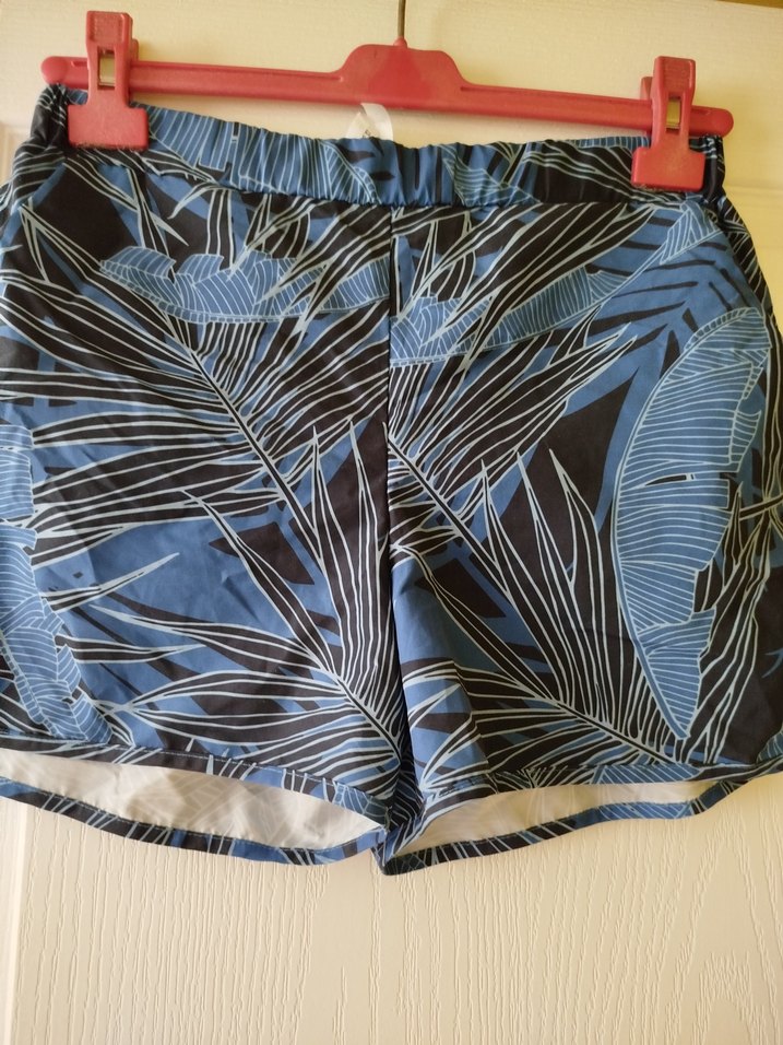 Mavi Desenli Kadın DenizŞortu - Görsel 2