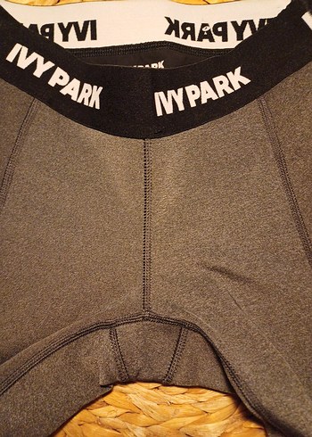 xs Beden Gri IVYPARK Elastik Belli Spor Tayt