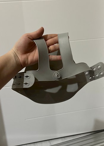 Gri Bebek Mama Önlüğü - Görsel 3