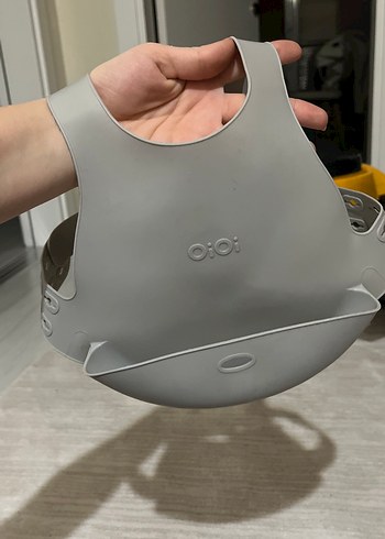 Gri Bebek Mama Önlüğü - Görsel 2