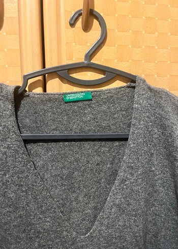 Benetton kısa kol tunik kazak