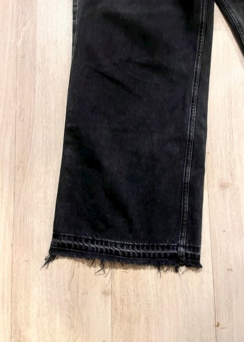 44 Beden siyah Renk Cross Jeans Weslie Yüksek Bel Siyah Bol Kesim Jean