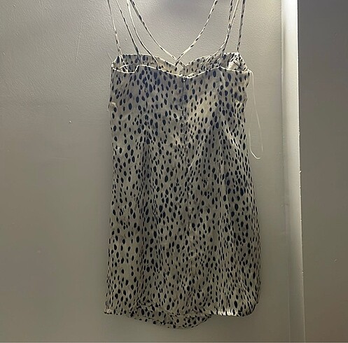 m Beden Zara leopar elbise