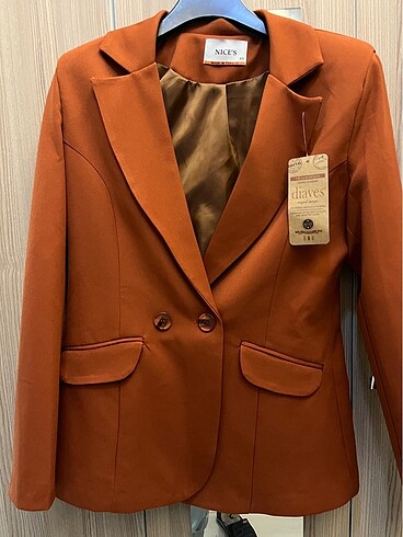 Diğer Tarçın kruvaze blazer havuç pantolon takım elbise
