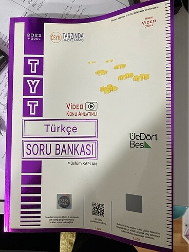 YKS tyt Türkçe 3,4,5 soru bankası