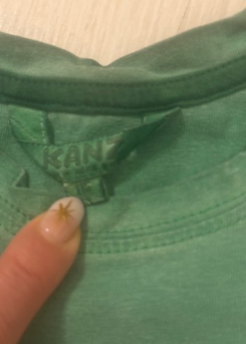 Kanz Erkek Çocuk Yeşil Baskılı Kısa Kollu Tişört