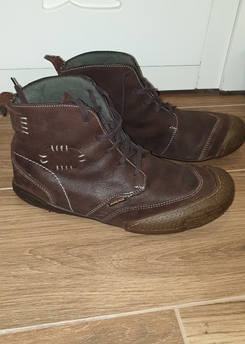 Kahverengi Deri Erkek Bağcıklı Bot - Görsel 2