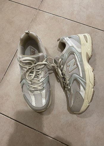 Beyaz Gri New Balance Spor Ayakkabı