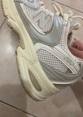 New Balance Beyaz Gri New Balance Spor Ayakkabı