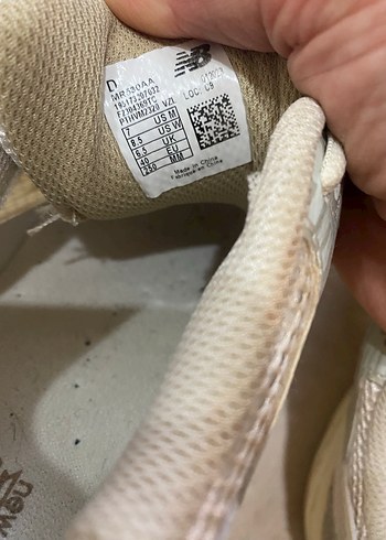 40 Beden beyaz Renk Beyaz Gri New Balance Spor Ayakkabı