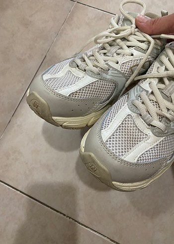 40 Beden Beyaz Gri New Balance Spor Ayakkabı
