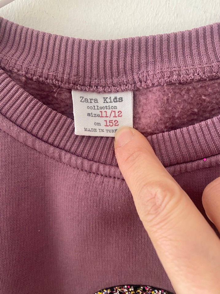 Zara  Sweatshirt Uzun Kollu Baskılı - Görsel 2