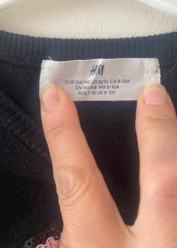 Kız Çocuk Siyah Uzun Kollu Kedi Desenli Bluz - Görsel 2