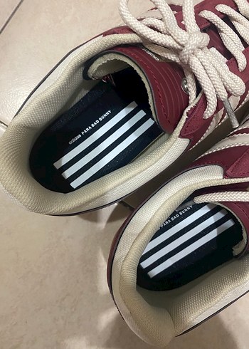 Adidas Bordo Kadın Spor Ayakkabı - Görsel 4