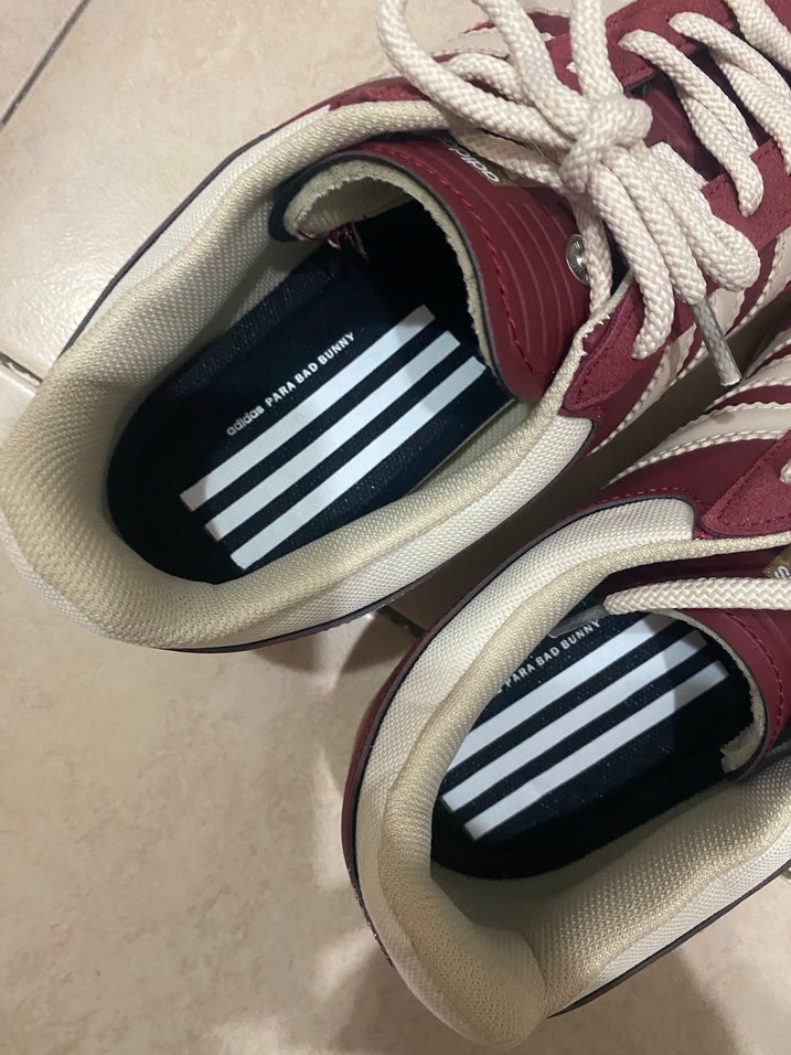 Adidas Bordo Kadın Spor Ayakkabı - Görsel 4