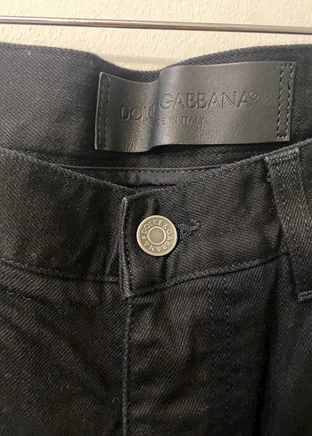 Erkek Siyah Kemerli Regular Fit Kot Pantolon - Görsel 2