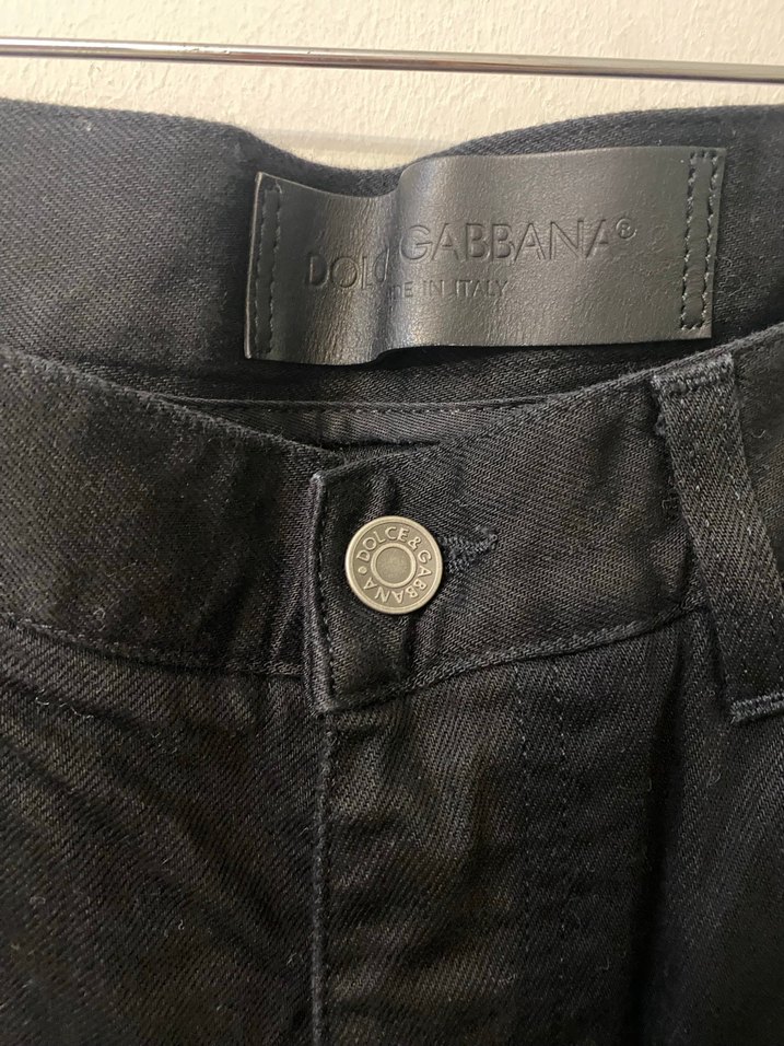 Erkek Siyah Kemerli Regular Fit Kot Pantolon - Görsel 2
