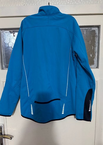 Mavi Erkek  Ceket Yüksek Yakalı Fermuarlı - Görsel 3